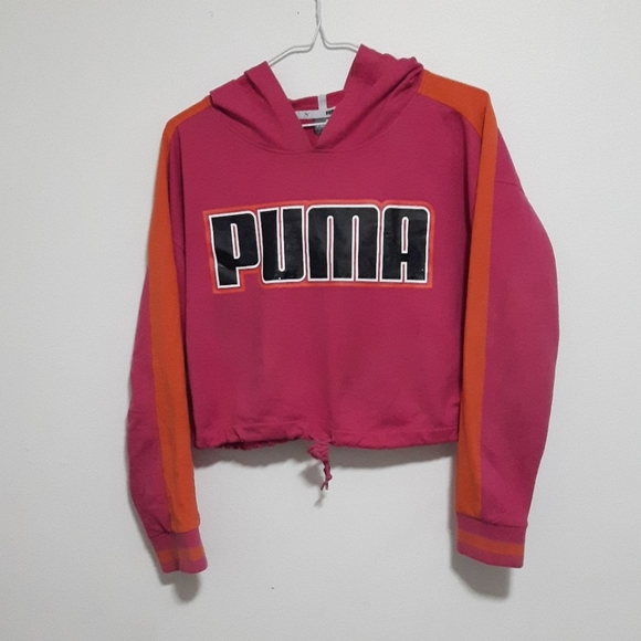 Puma Crop Top Hoodie - Picture 1 of 3